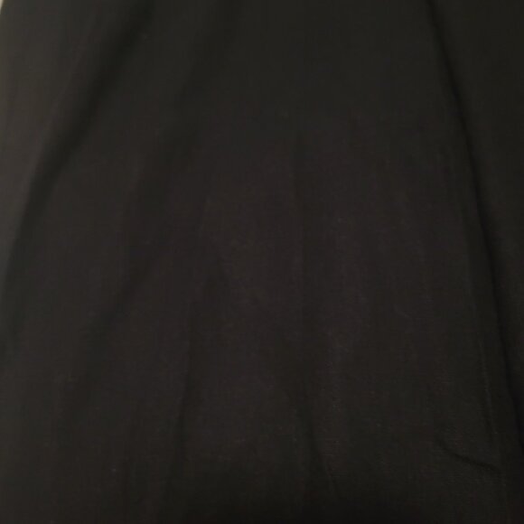 Old Navy Size Medium Linen Wide Leg Fold Over Waist Panel Black Pants- NWT - Picture 9 of 9